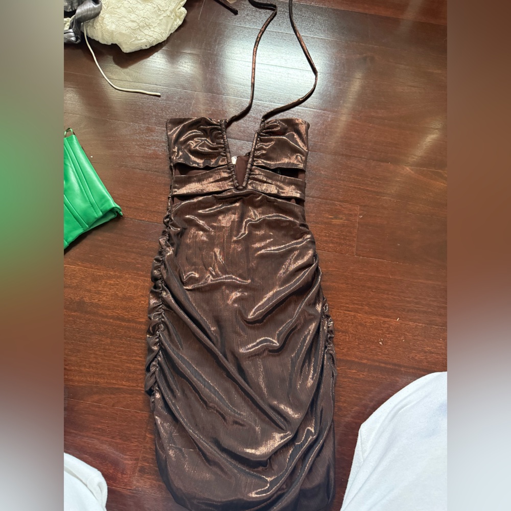 Nookie Chocolate Brown Dress